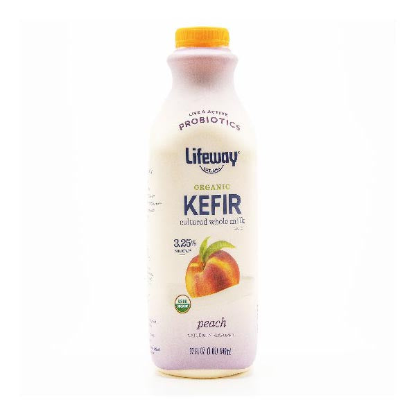 Organic Kefir Peach – 31.99 fl oz (946.0ml)